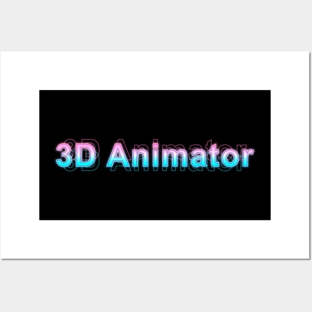 3D Animator Wall Art by Sanzida Design